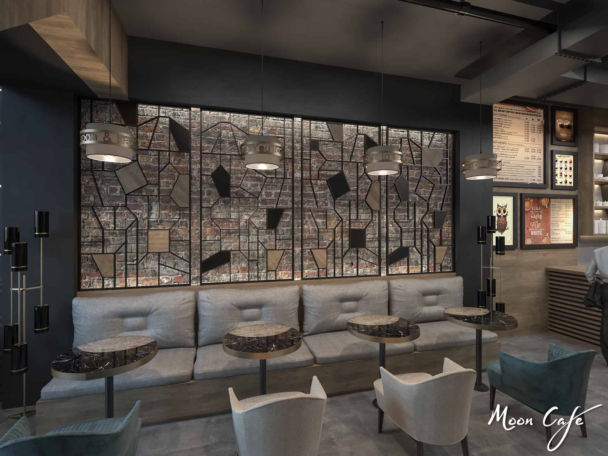 Moon Cafe Interior Designio