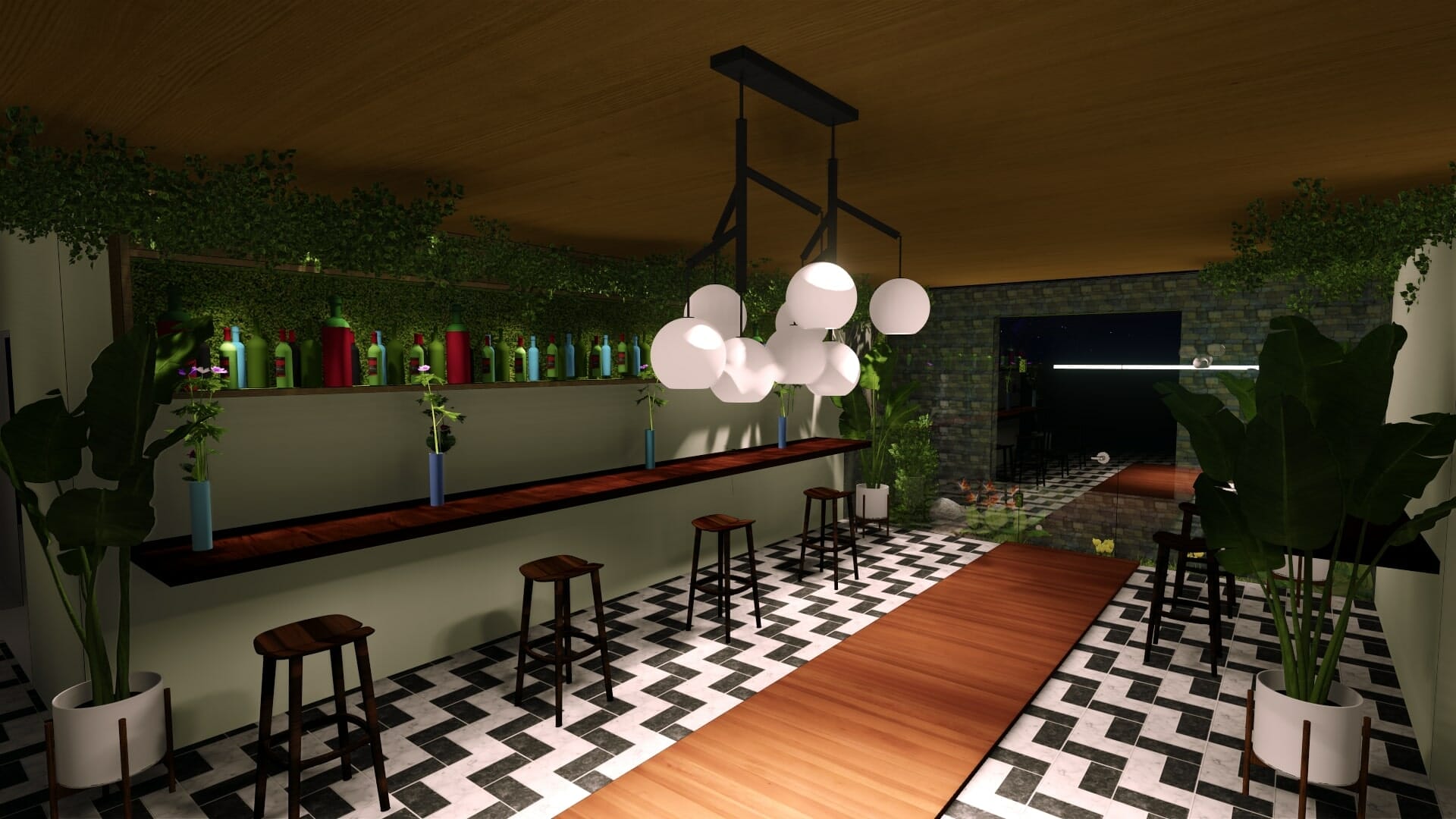 Tropical Restaurant Ideas Interior Designio