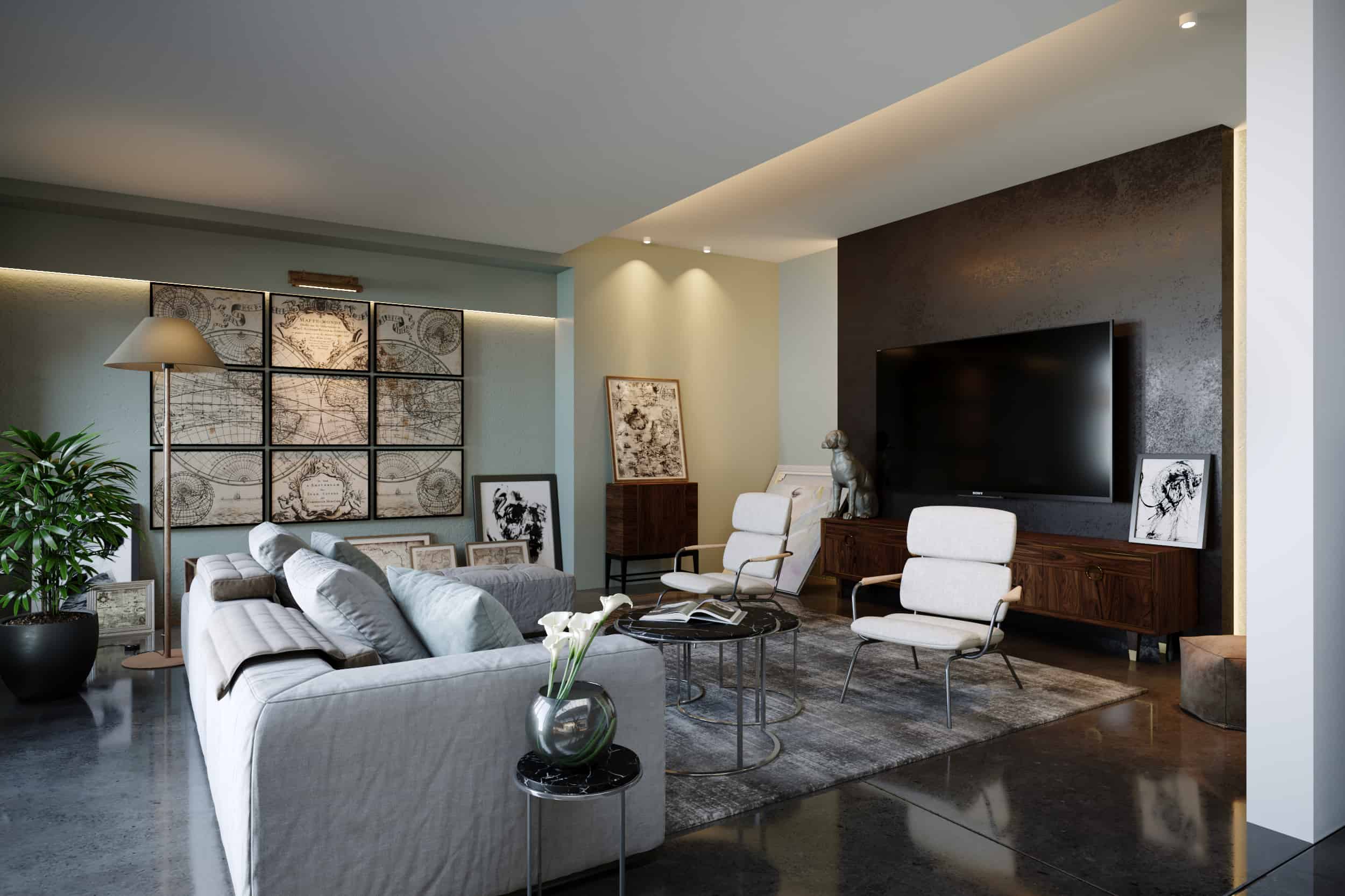 Penthouse loft in London | Interior Designio