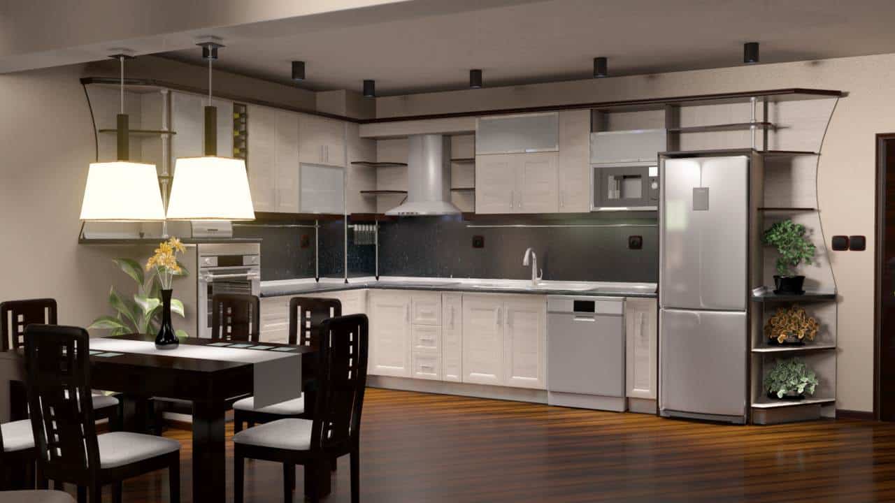 Open Space Design/ Kitchen-Dinning-Living Room | Interior Designio