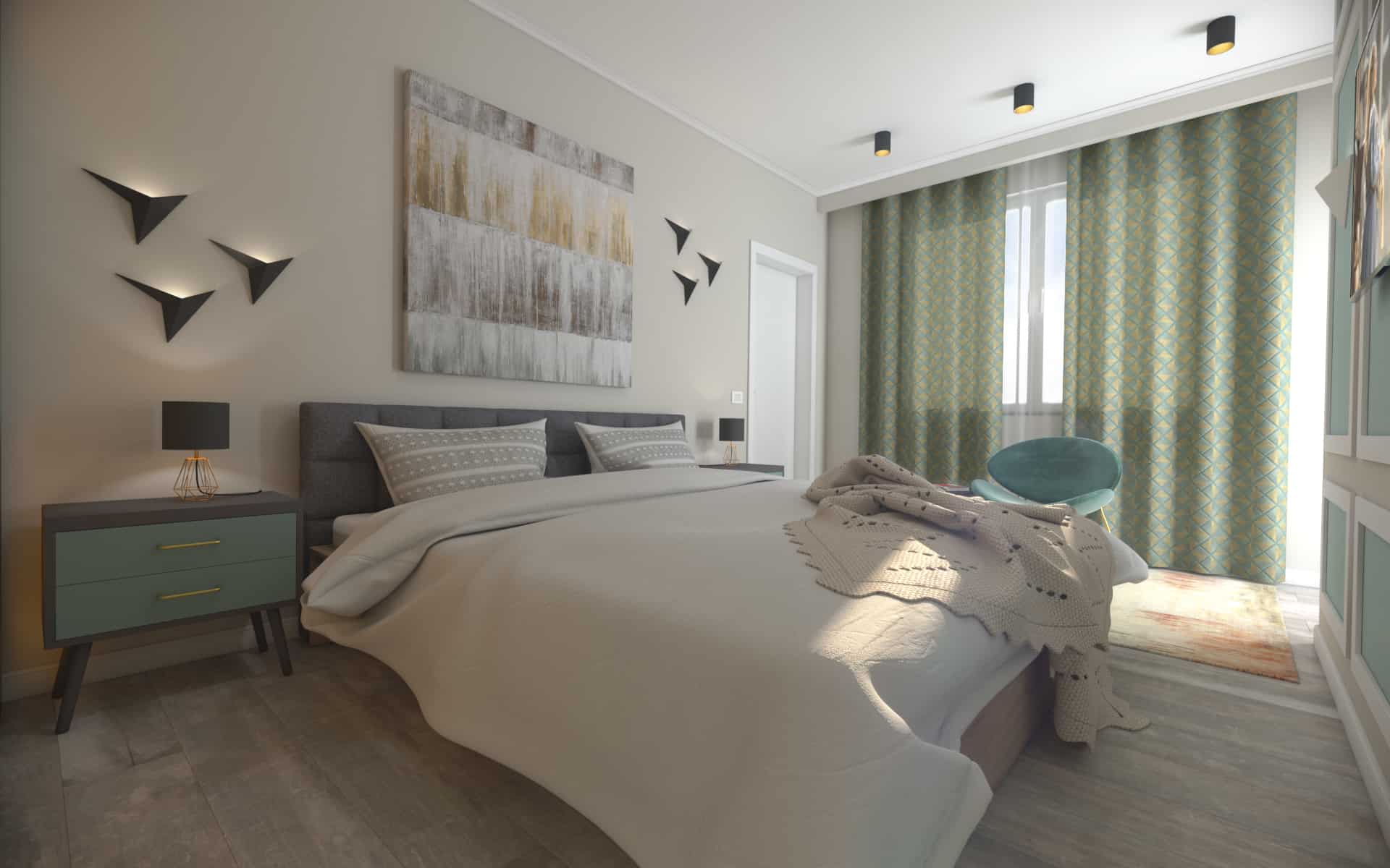 Master Bedroom - Contemporary Design Style | Interior Designio