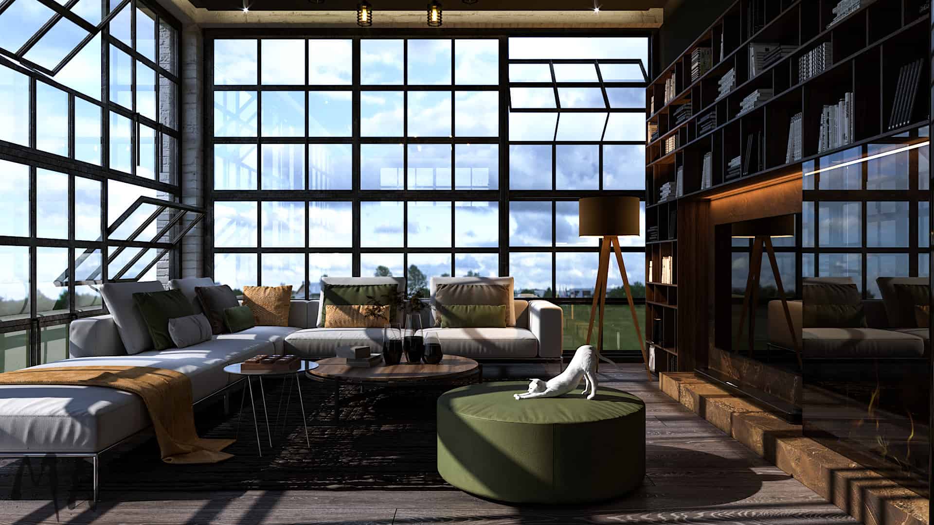 Studio loft apartment Interior Designio