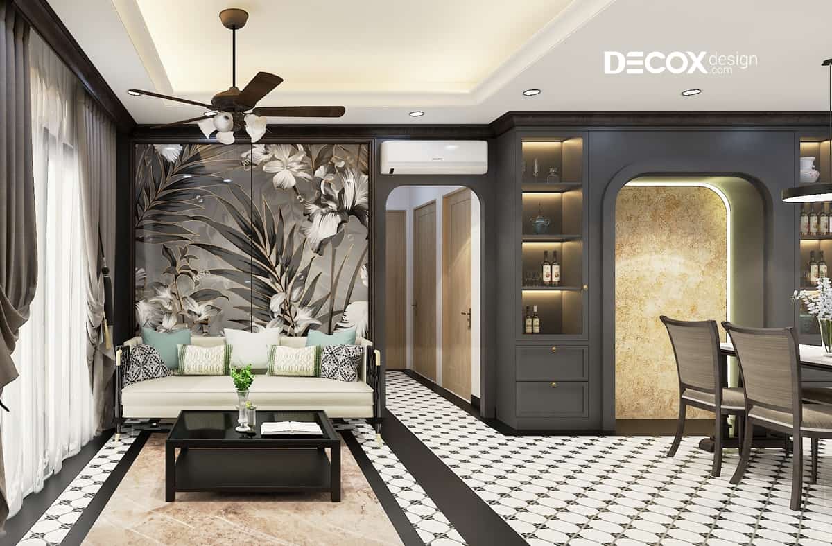 Indochine style in Rivergate apartment | Interior Designio